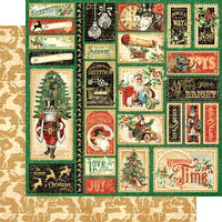 Graphic 45 Christmas Time 8” x 8” Collection Pack