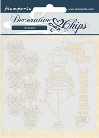 Stamperia Decorative Chips - Couture Threads