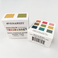 49 & Market Spectrum Sherbet - Insta Postage Stamp Washi Tape