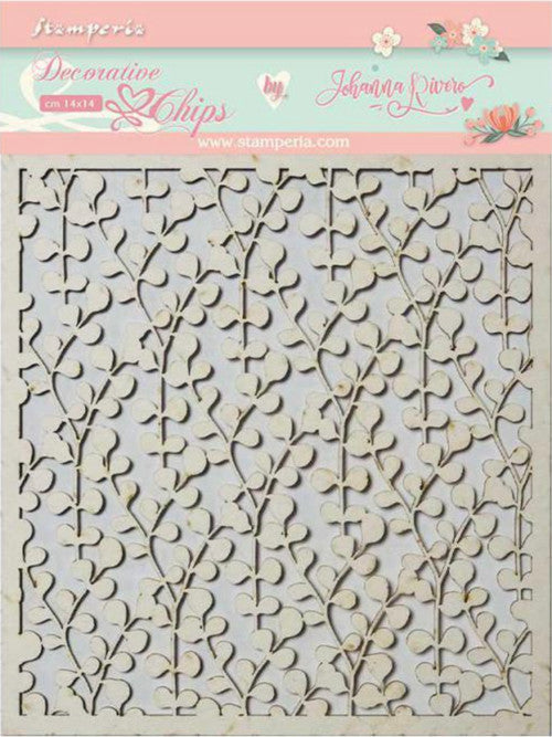 Fichas decorativas Stamperia - Textura Círculo de Amor 