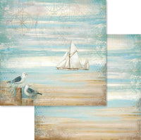 Paquete de papel Stamperia Sea Land 12" x 12"