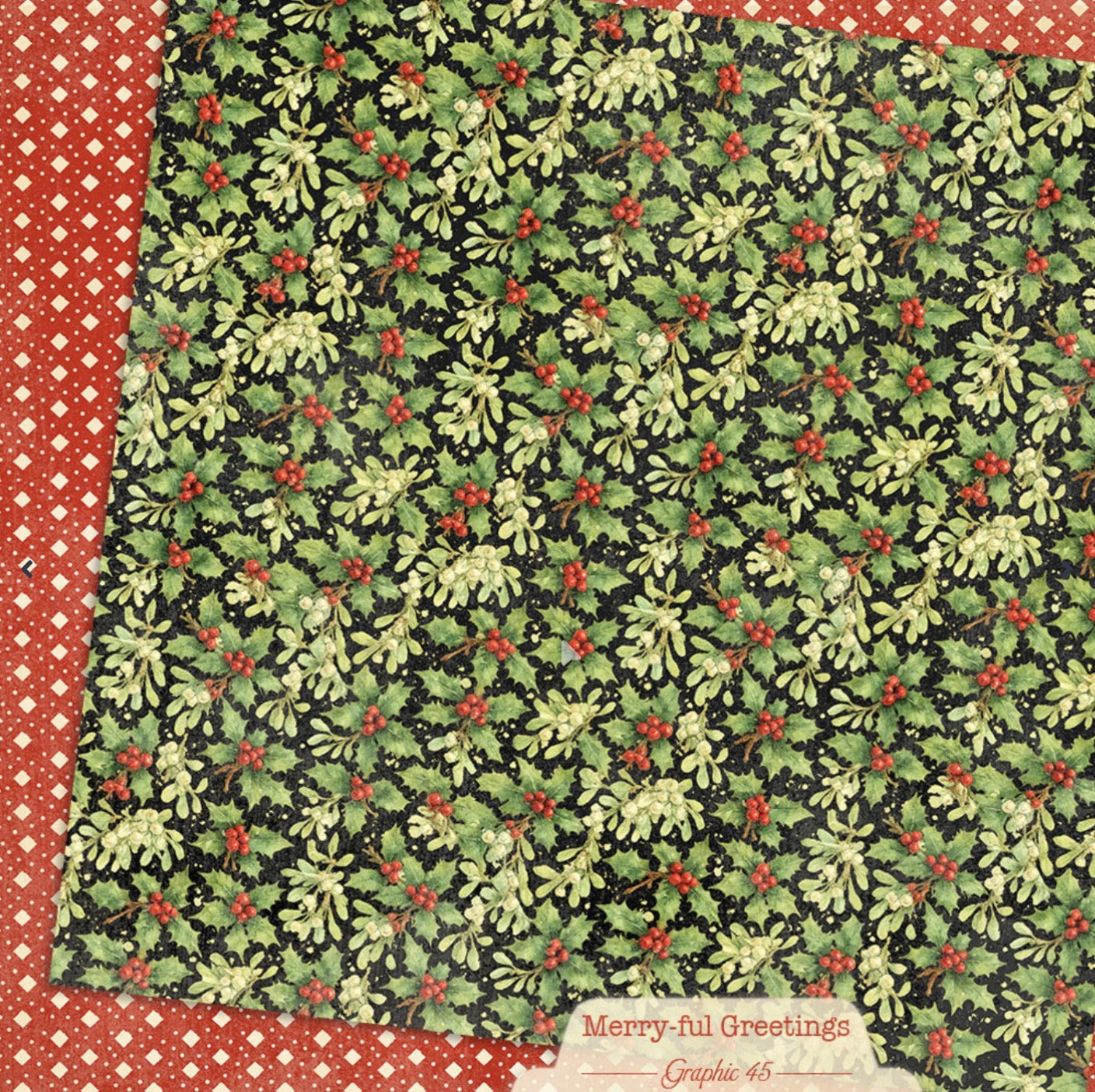Graphic 45 Merry-ful Greetings 8” x 8” Collection Pack