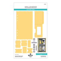 Keepsake Studio Page with Flap Pocket Etched Dies by Esther Glas