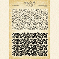 Gráfico 45 sellos con fondo floral