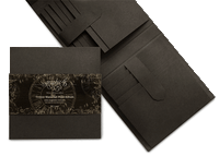 Grafisch 45 driebladig watervalfolioalbum zwart