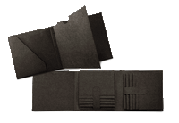 Grafisch 45 driebladig watervalfolioalbum zwart