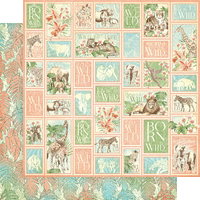 Graphic 45 Wild and Free 8" x 8" Collection Pack