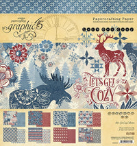 Graphic 45 Let's Get Cozy 8" x 8" Collection Pack