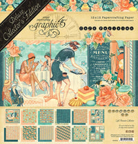 Graphic 45 Café Parisian 12" x 12" Edición de coleccionista de lujo