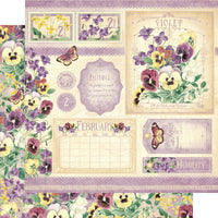 Graphic 45 Flower Market 12” x 12” Collection Pack