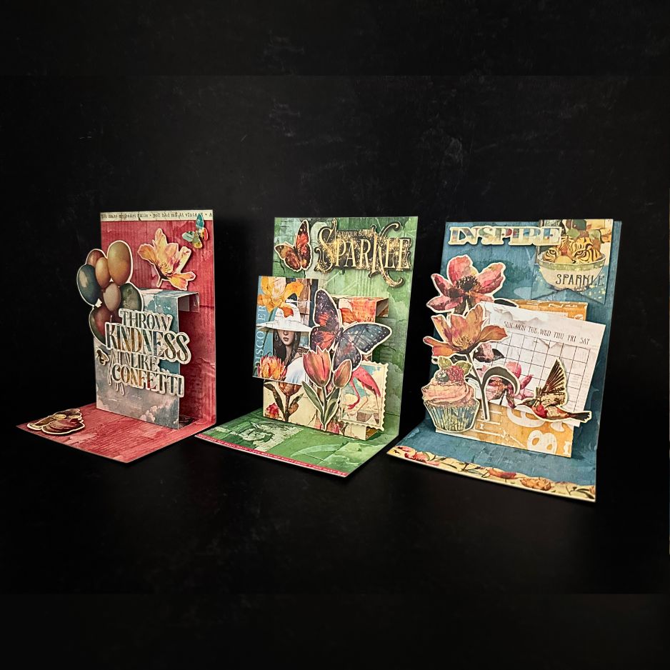 Graphic 45 Journaling Through Time - Collage Card Set 2026 Kit 1