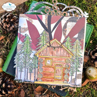 Elizabeth Craft Designs Cabin Love-stempelset