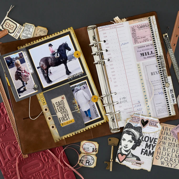 Keepsake Studio Dark Roast Binder by Esther Glas
