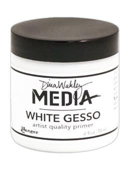 Ranger White Gesso by Dina Wakley, 4 oz. - Kreative Kreations