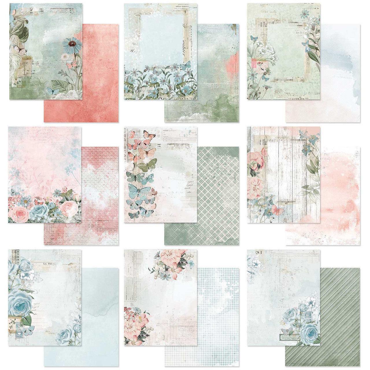 49 and Market Vintage Artistry Tranquility 6 x 8 Collection Pack
