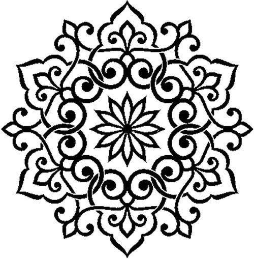 Stamperia Thick Stencil Mandala Lace