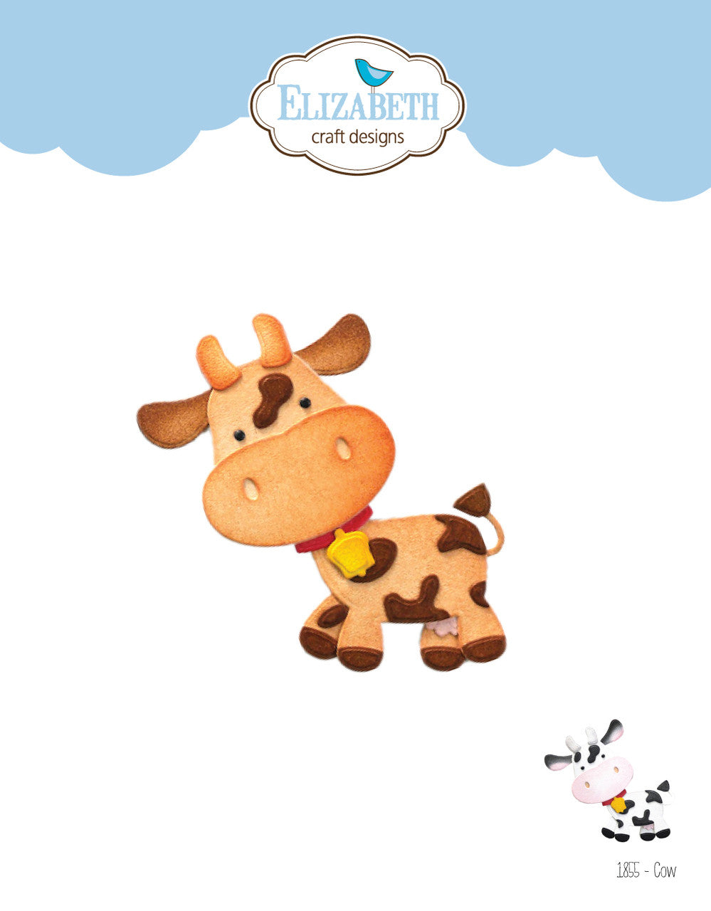 Juego de troqueles de vaca Elizabeth Craft