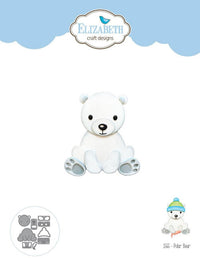 Elizabeth Craft Designs Juego de troqueles de oso polar