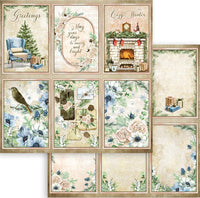 Stamperia Romantic Collection - Cozy Winter 12” x 12” Paper Collection