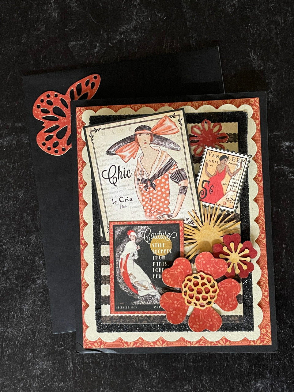 Graphic 45 Couture - Glamorous & Glittery Card Set