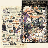Graphic 45 BOOtiful Greetings Ephemera Set