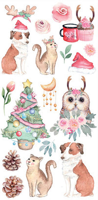 Stamperia Collectables 15 x 30 cm kerstroos 