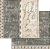 Stamperia kalligrafie 12" x 12" papierpakket 