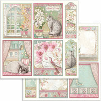 Stamperia Orchids & Cats 12” x 12” Paper Pack