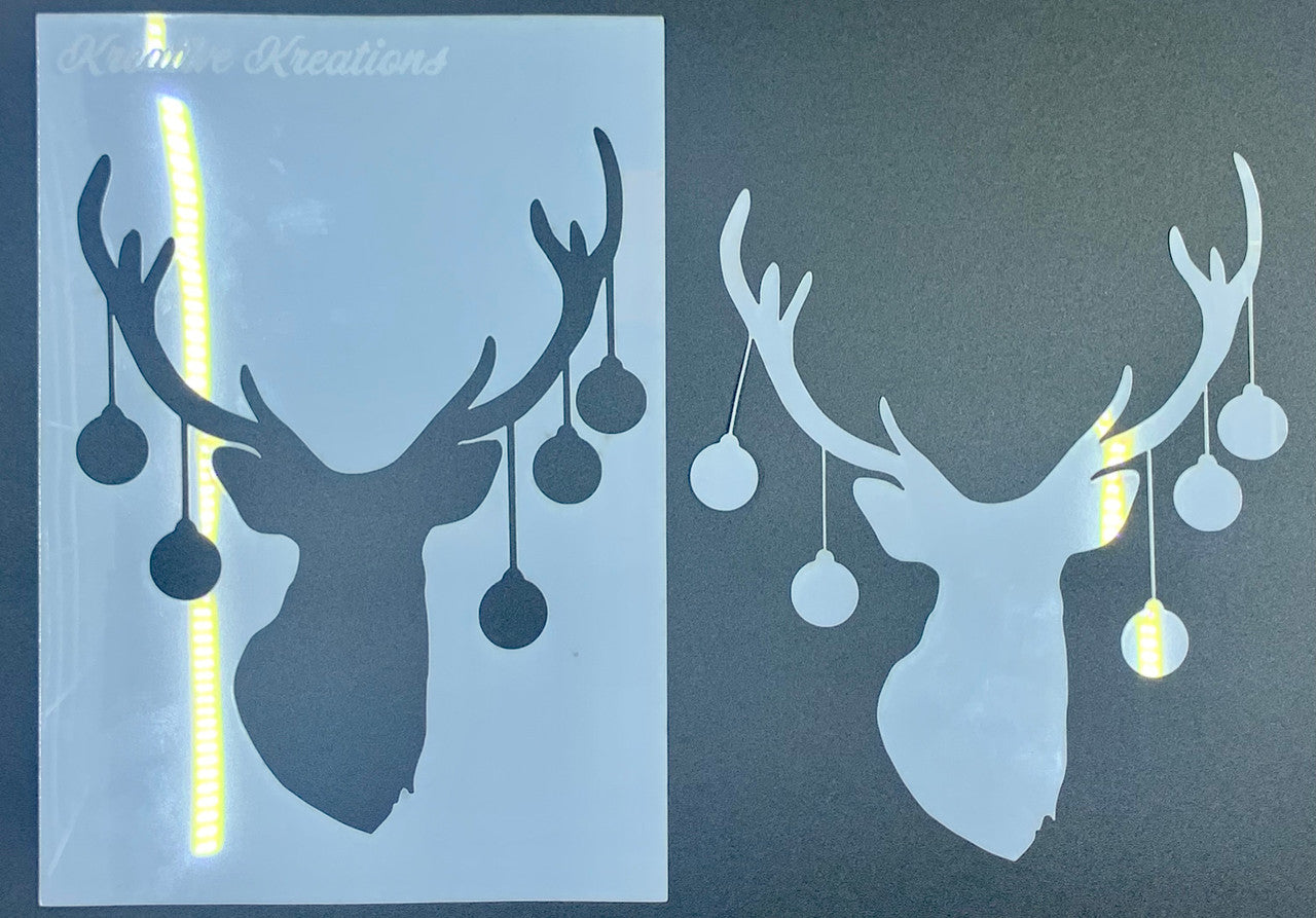 Oh Deer 4” x 6”  Stencil + Mask