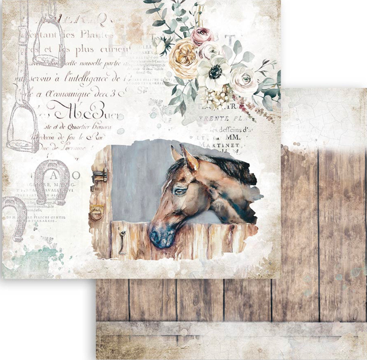 Stamperia 12"x12" Romantic Horses Paper Pack
