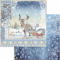 Paquete de papel Stamperia Winter Tales 12" x 12"