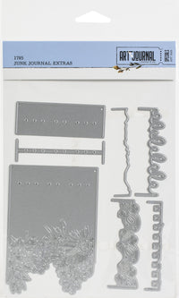 Elizabeth Craft Designs Junk Journal Extras Metal Die Set