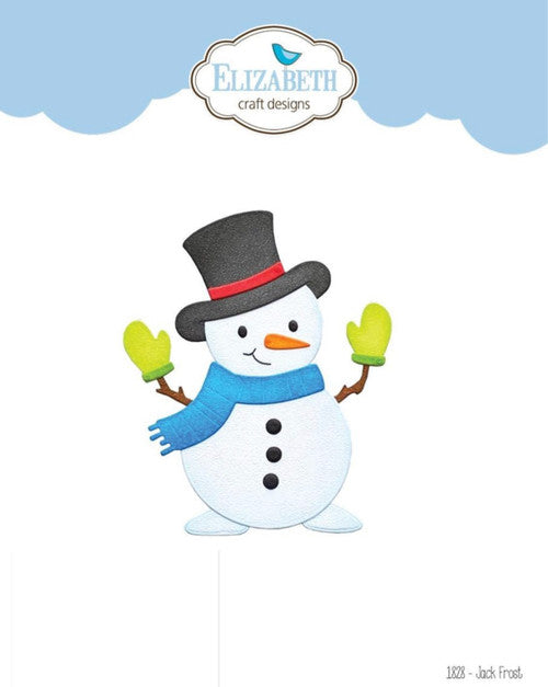 Elizabeth Craft Designs Juego de troqueles Jack Frost muñeco de nieve