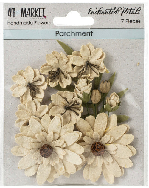 49 and Market Enchanted Petals Parchment Flowers
