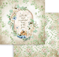 Stamperia Romantic Collection - Cozy Winter 8” x 8” Paper Pad