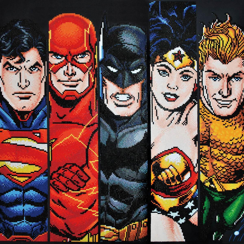 Camelot Diamond Dotz DC Fabulous Five Justice League Camelot Diamond Dotz DC Fabulous Five Justice League