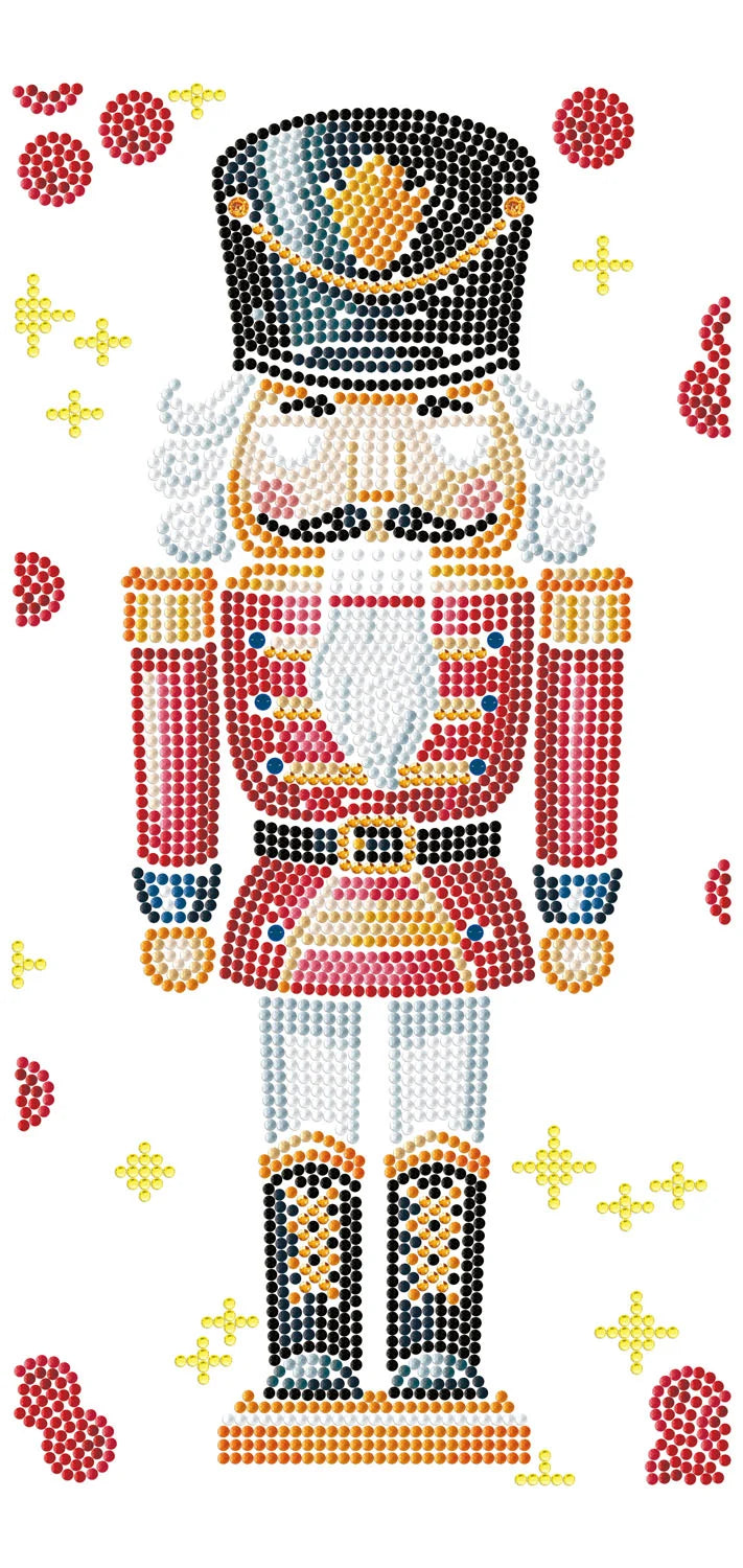 Camelot Dotz Nutcracker Wall Hanging with Wood Hangers