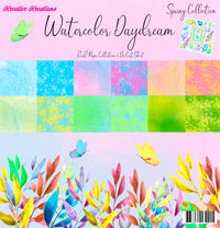 Kreative Kreations Watercolor Daydream - Spring Collection 12” x 12” Paper Collection