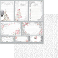 Stamperia Wedding Paper Pack 12” x 12”