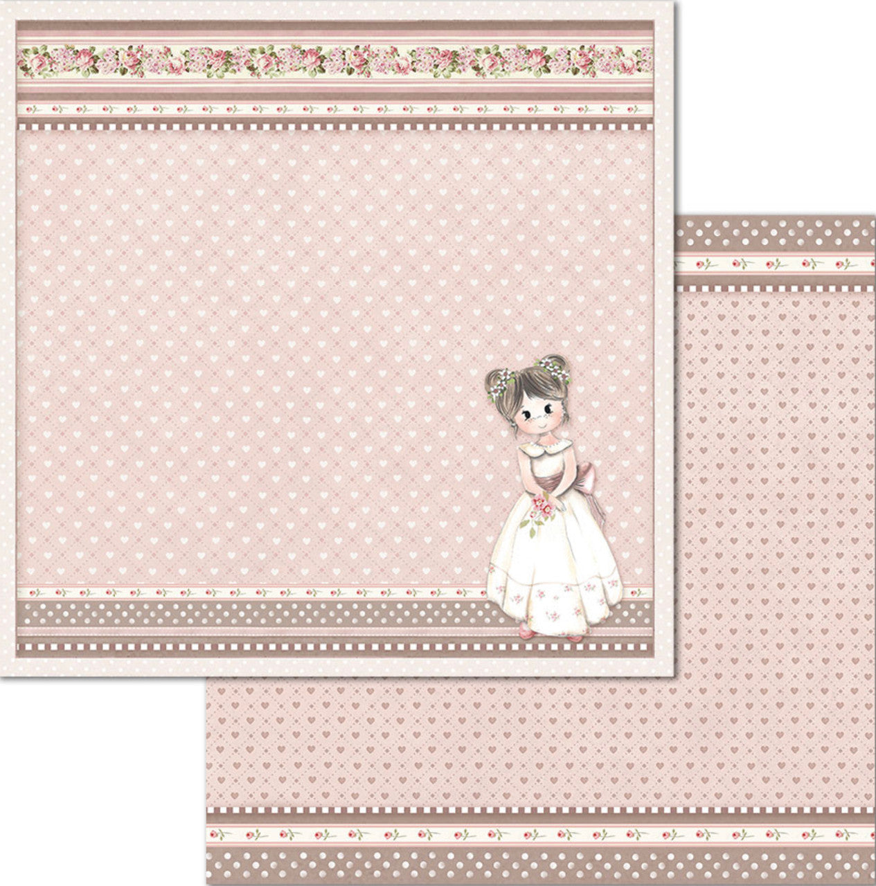 Stamperia Little Girl Paper Pack 12” x 12”