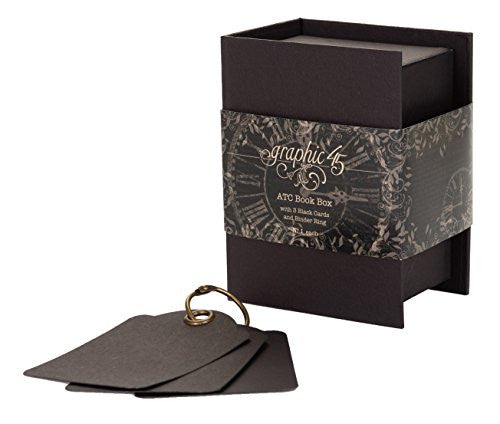 Graphic 45 Book Box Black