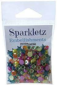 Buttons Galore Sparkletz Embellishments Rainbow