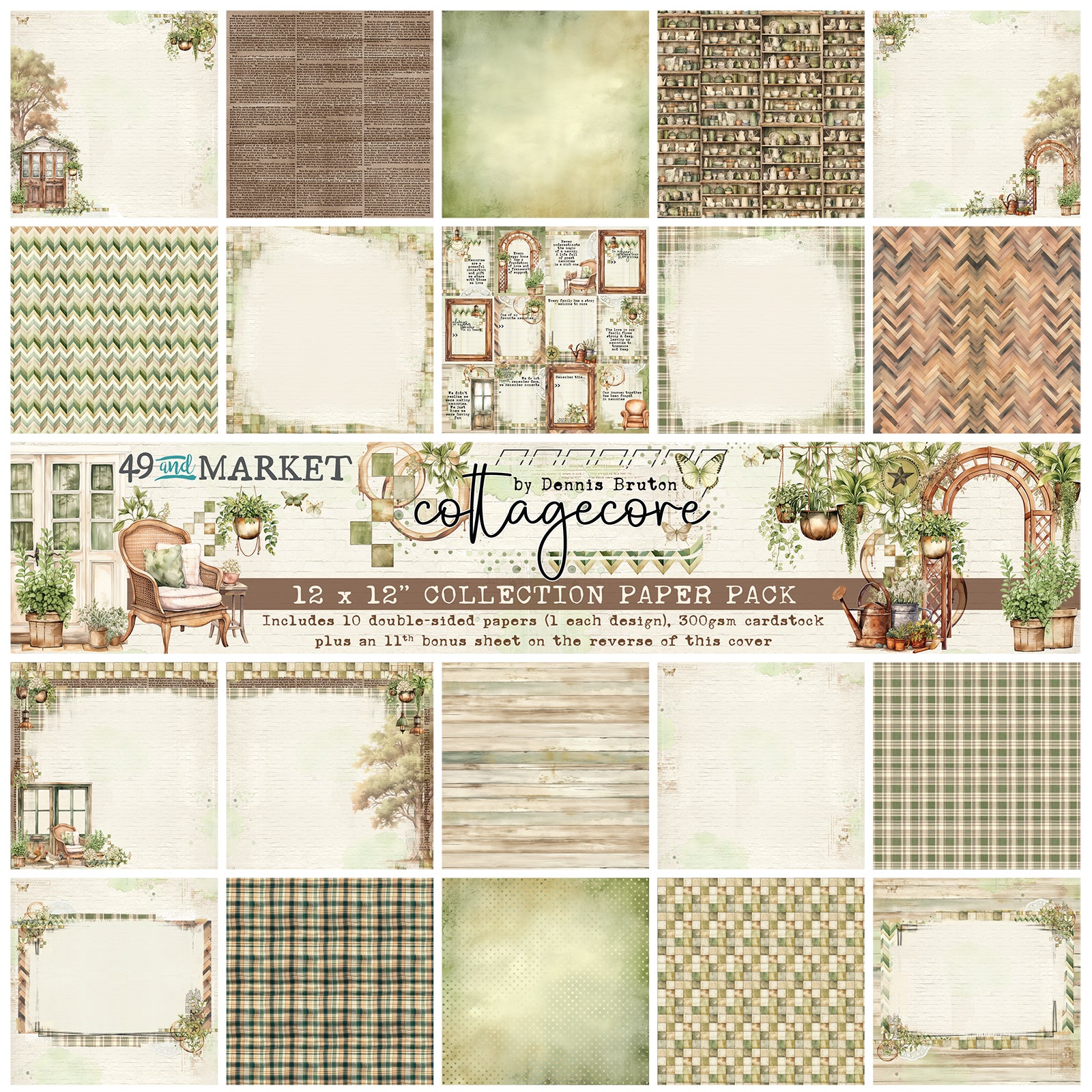 49 & Market Cottagecore 12x12 Collection Pack