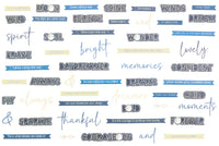 49 & Market Starlight Dreams Chipboard Words