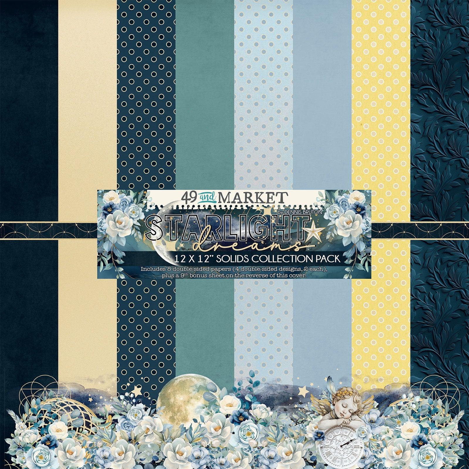 49 & Market Starlight Dreams 12x12 Solids Collection Pack