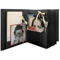 Graphic 45 Black Rectangle Tag & Pocket Album