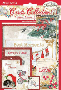 Stamperia-kaartencollectie - Romantische kerst