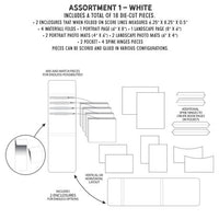 49 and Market Create An Album Inserts 6x8 Assortment 1 - White