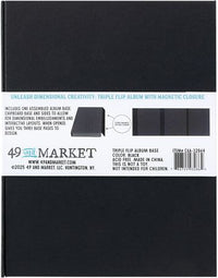 49 and Market Create An Album Triple Flip Album Base - Black