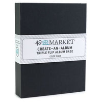 49 and Market Create An Album Triple Flip Album Base - Black